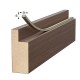 WHITE ADHESIVE DRAUGHT EXCLUDER 9x6 10m DRAUGHT EXCLUDERS - RUBBER SEALS